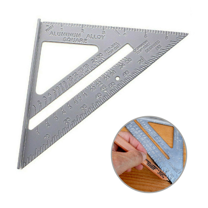 Metal Roofing Square 7" Carpenters Measuring Angle Tool