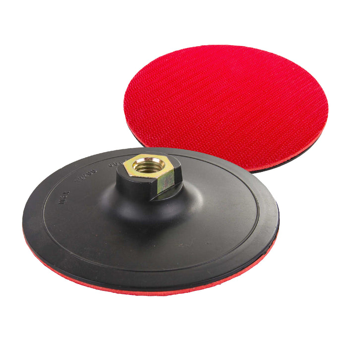 Mixed Grit Hook & Loop Sanding Discs & Backing Pad Kit