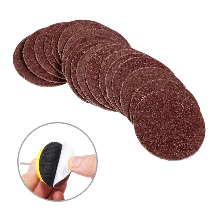 Mixed Grit Hook and Loop 2 Inch Sanding Discs