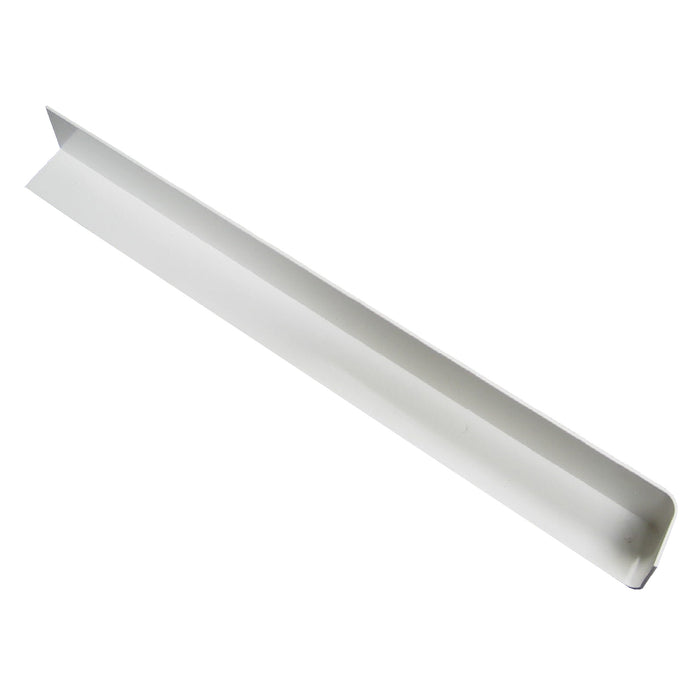 Fascia Board Corner Joints White Round Edge Profile