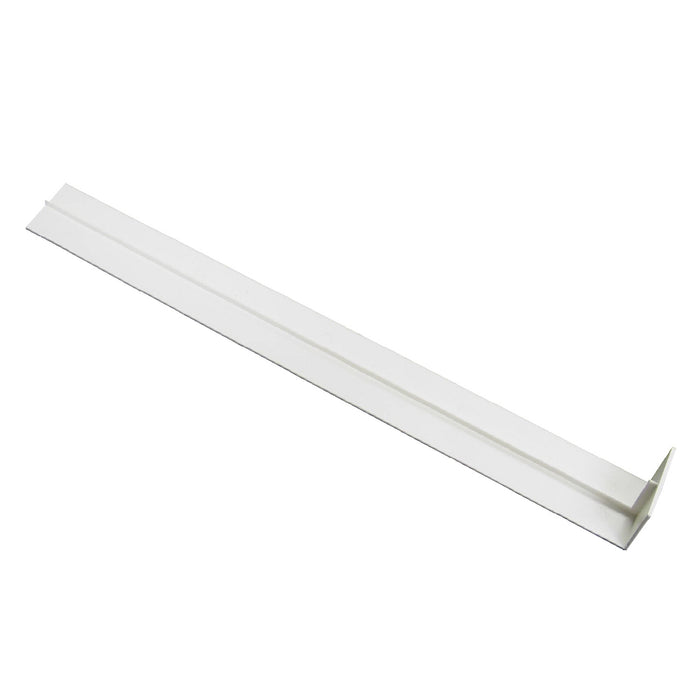 Fascia Board Straight Butt Joints White Square Edge Profile