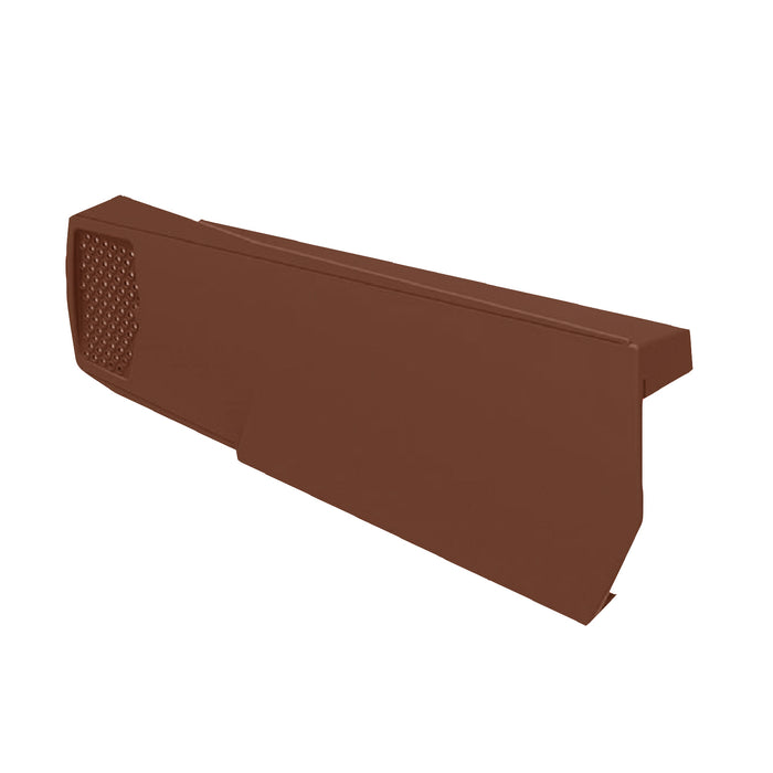 Terracotta Dry Verges, Universally Handed Units for Gable Apex Roof Tiles