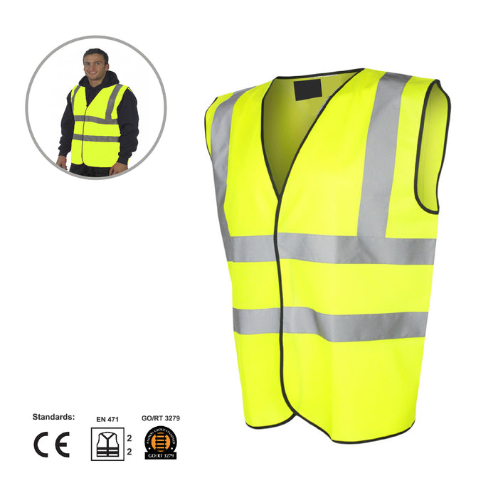 Yellow High Visibility Safety Vest