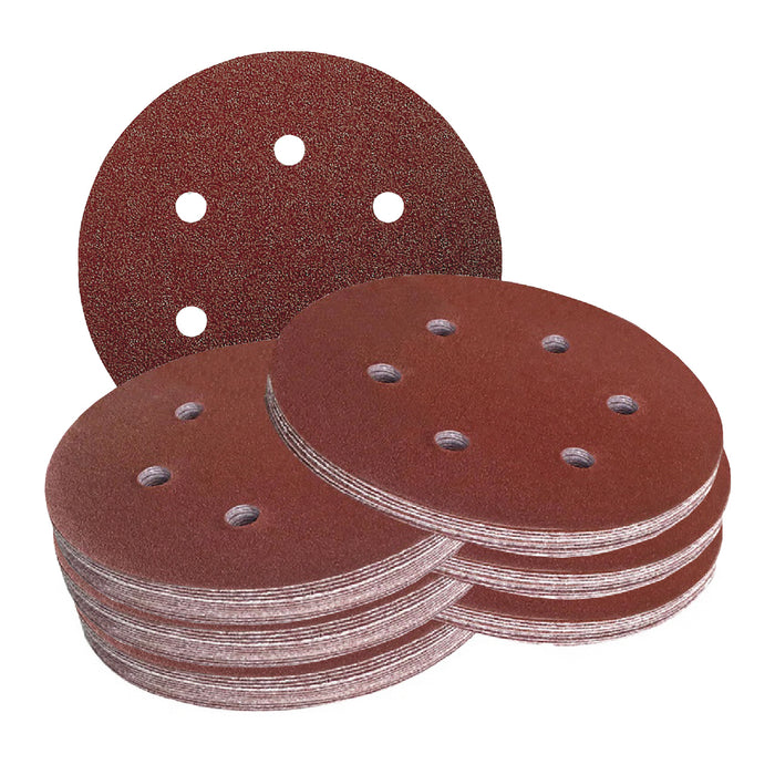 Mixed Grit Hook & Loop 150mm Sanding Disc Sheets