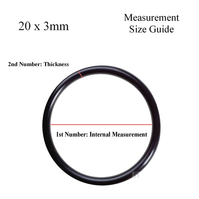 225 x Metric Nitrile O-Ring Gasket Seals