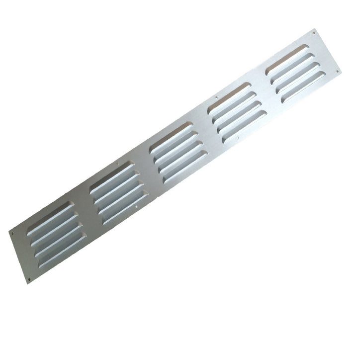 24" x 3" Aluminium Louvre Door Air Vent Chrome Grille Cover