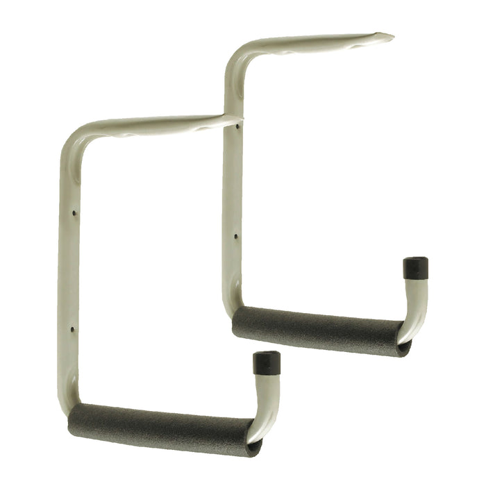 2 x Giant Heavy Duty 415mm Storage Hooks with Shelf Support Bracket