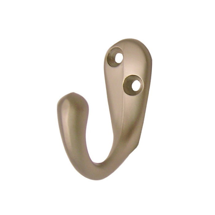 Satin Nickel Single Robe Coat Hooks