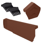 Terracotta Dry Verge Kit Universally Handed, Easy Fit System