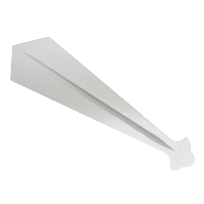 White plastic Upvc Finial Fascia Joint for Gable Apex