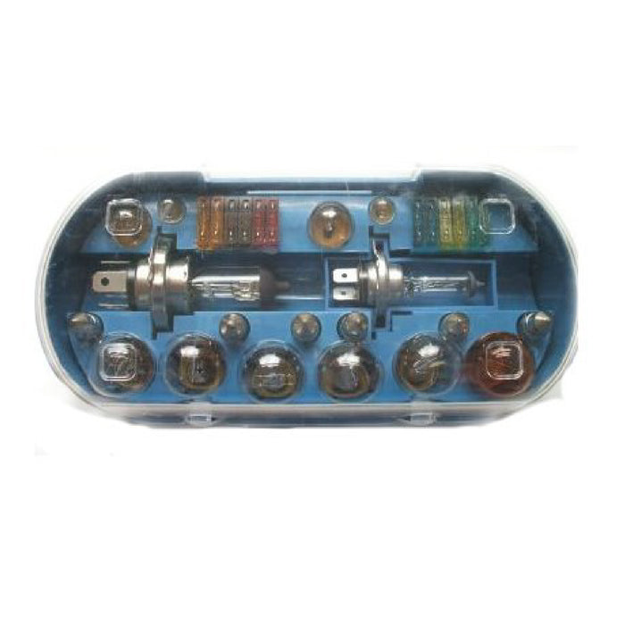 30 Piece Universal Car H4 Bulb and Fuse Set