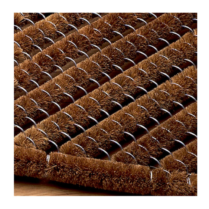 Boot Scraper Brush Door Natural Coir Mat