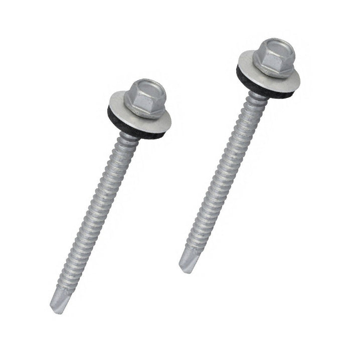 100 x Roofing & Cladding Screws 5.5 x 60mm Self Drill