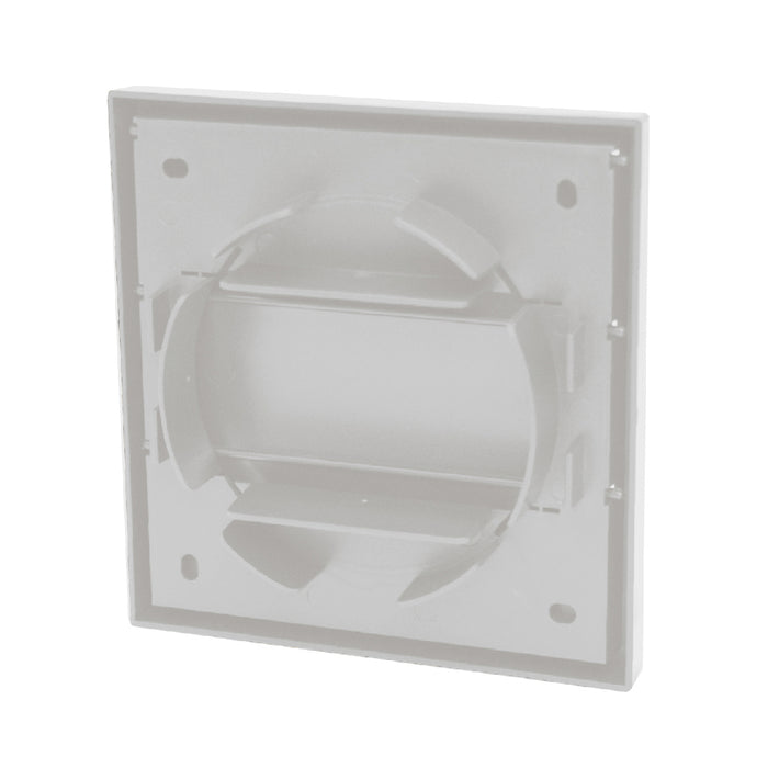 White Gravity Flap Air Vent & Back Draught Shutter 4 Inch