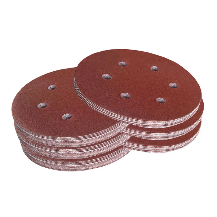 Mixed Grit Hook & Loop 150mm Sanding Disc Sheets