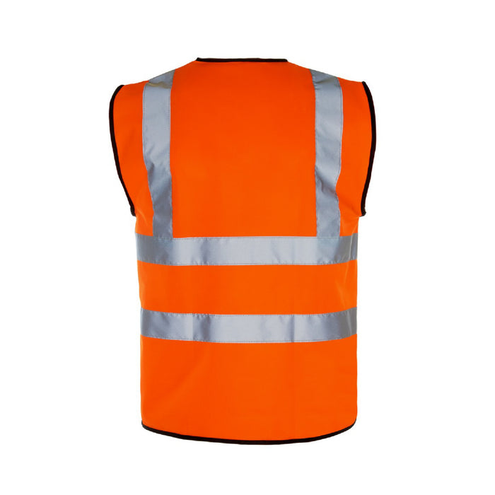 Orange High Visibility Safety Vest