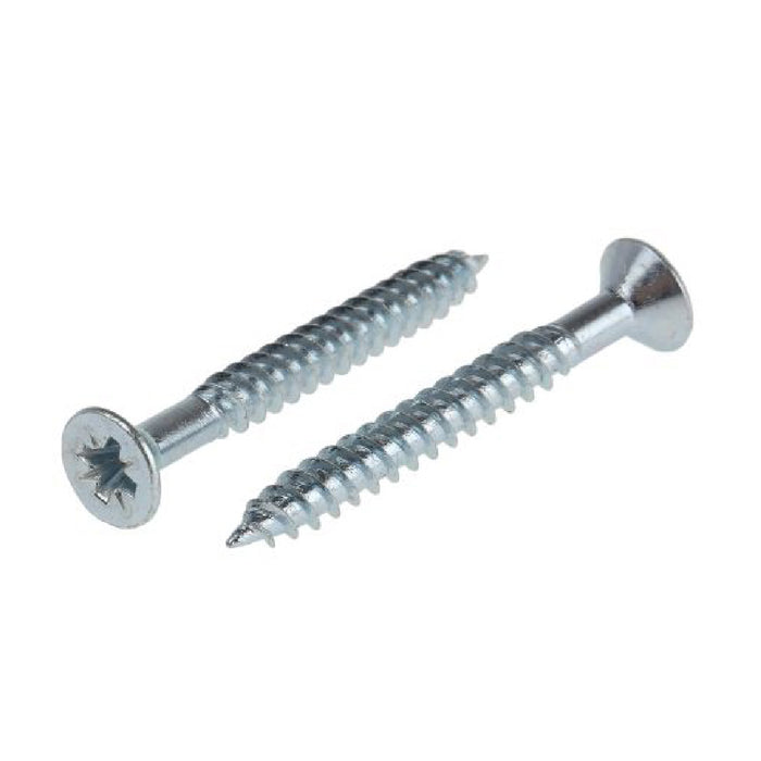 1200 x Assorted Pozi Screws & Raw Fixing Plugs, Twin Thread