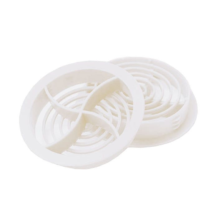 White Plastic 70mm Round Soffit Air Ventilation Roof Discs <br> Menu Options