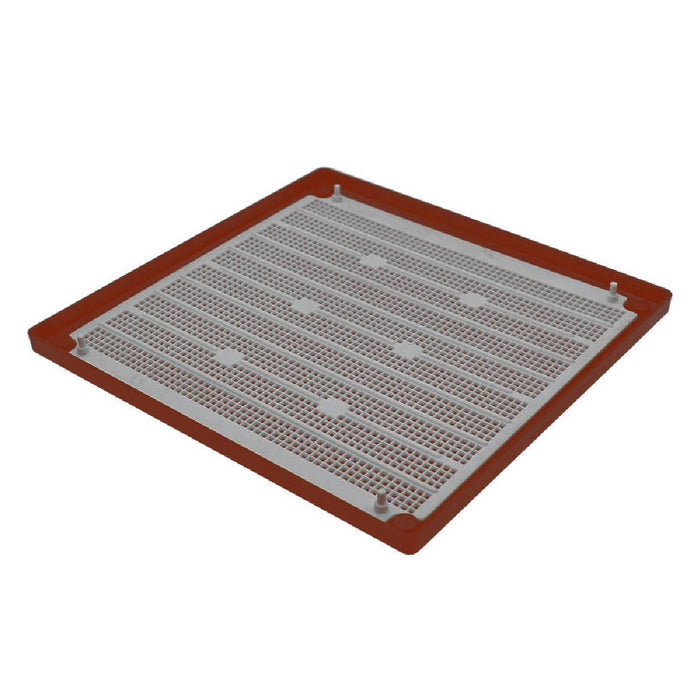 Rytons Louvre Air Vent 6" x 6" Plastic Grille with Removable Flyscreen Cover