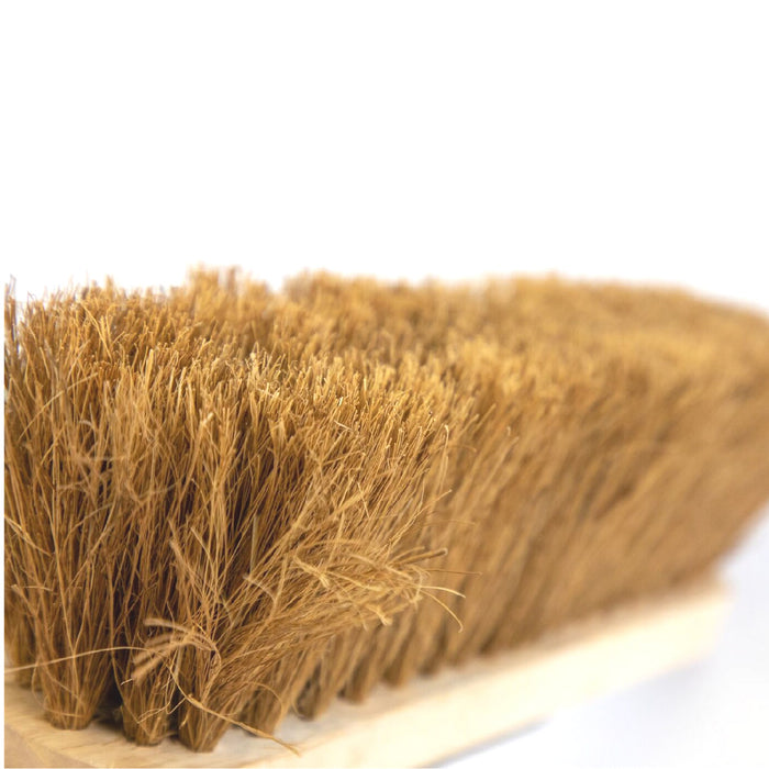 Coco Soft Sweeping Brush 12 Inch Broom Head Varnished Wood