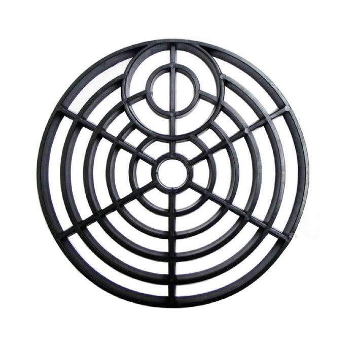 6 Inch Black Drain Cover Round Gulley Grid