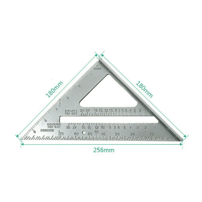 Metal Roofing Square 7" Carpenters Measuring Angle Tool