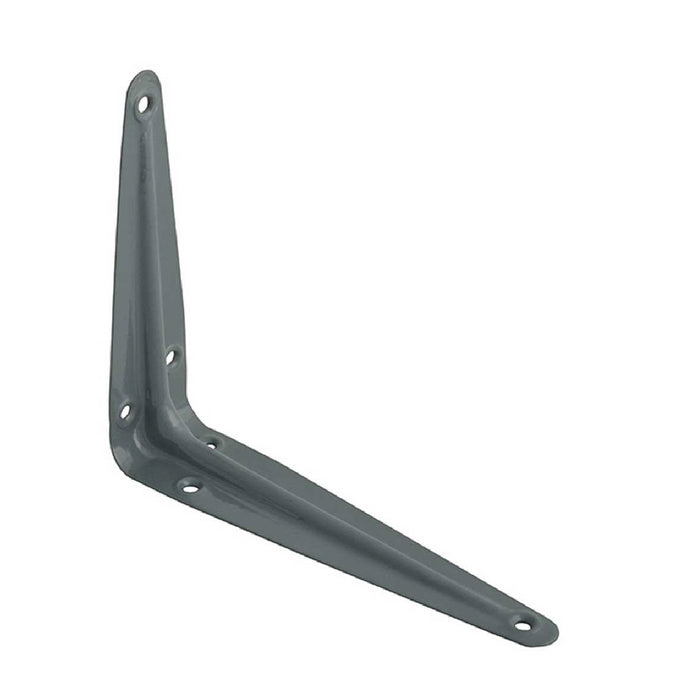 20 x Grey Metal London Shelf Support Brackets