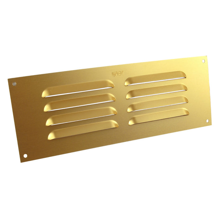 9" x 3" Brass Aluminium Louvre Air Vent Grille Ventilation Cover