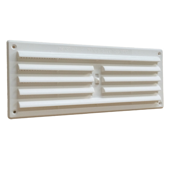 9" x 3" White Adjustable Air Vent Louvre Grille Cover Hit & Miss