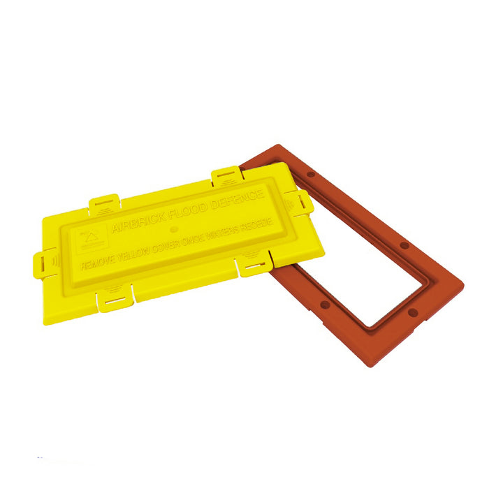 Air brick flood water defence frame and cover / Colour Options