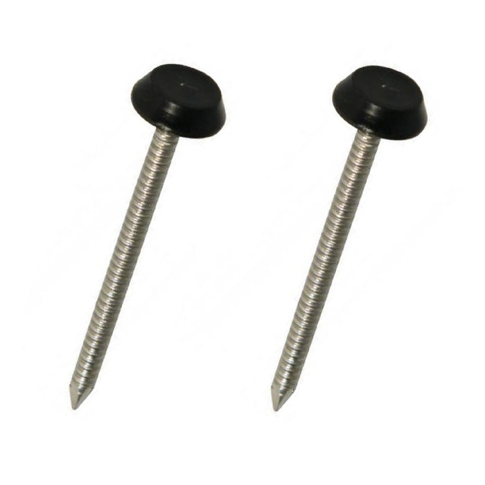 Black UPVC Poly Top Pins Stainless Steel