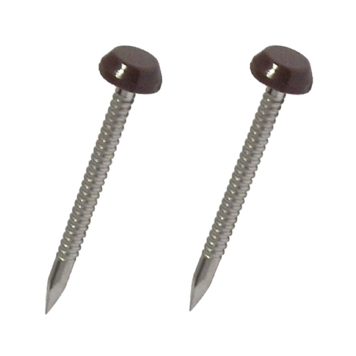 Brown UPVC Poly Top Pins Stainless Steel