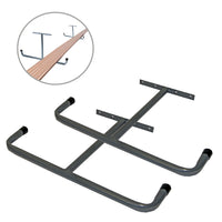 2 x Ceiling Mounted 415mm Overhead Storage Hooks