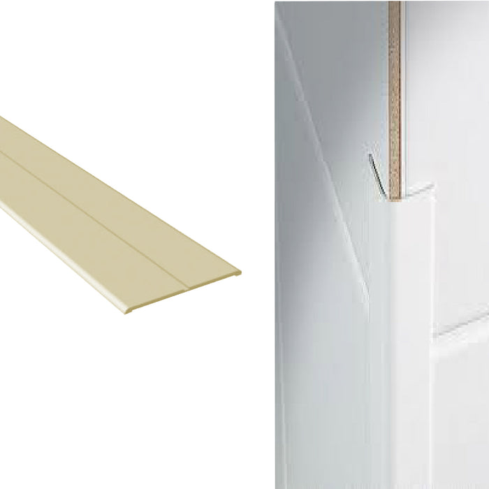 Cream Corner Wall Protector Plastic Flexi Angle