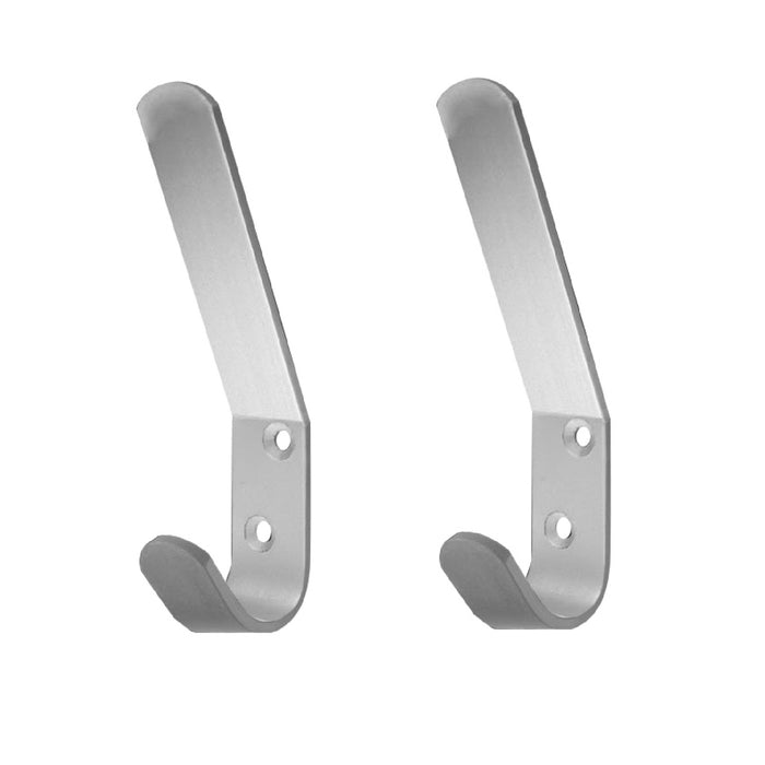 Double Aluminium Hat and Coat Hooks