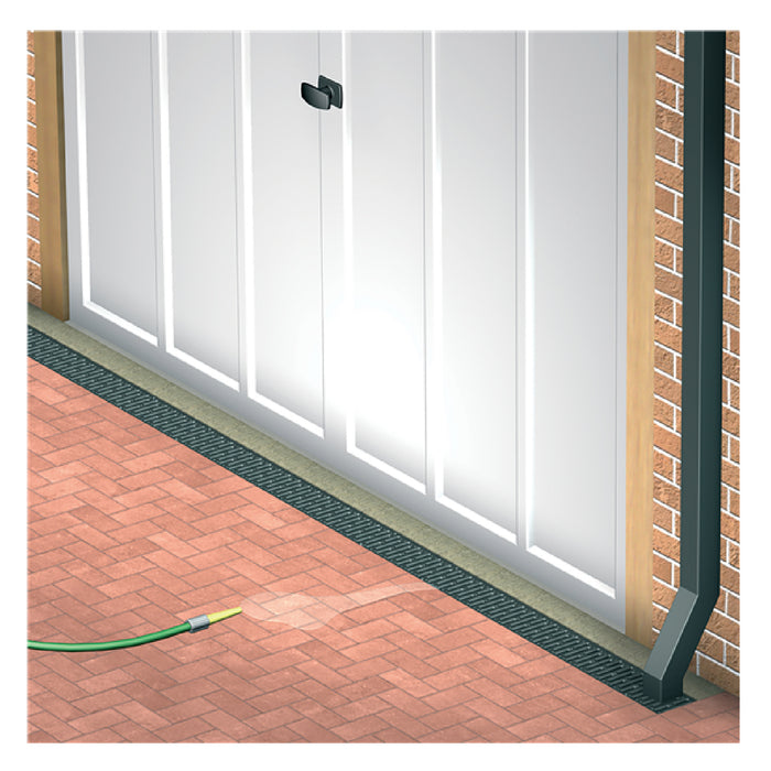 Garage Drainage Silver Pack & Accessories (3x 1m)