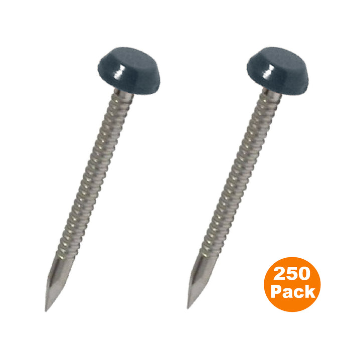 Anthracite Grey UPVC Poly Top Pins Stainless Steel