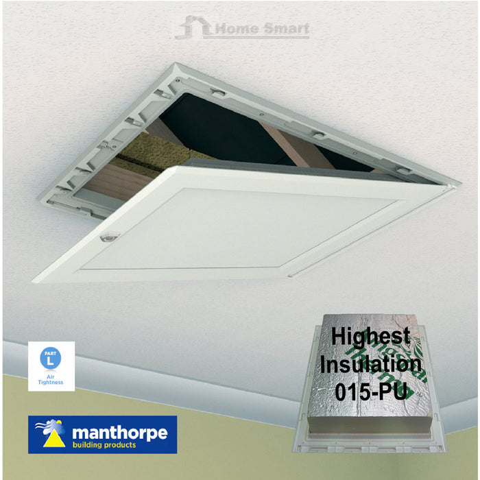 Manthorpe 015-PU Hinged Loft Hatch Door Highest Insulation<br>