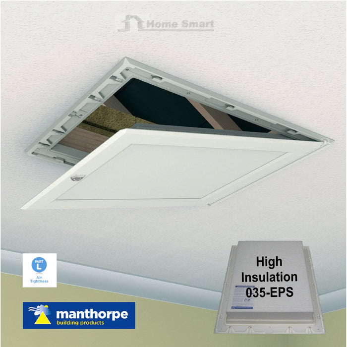 Manthorpe 035-EPS High Insulated Loft Trap Door Hinged Hatch