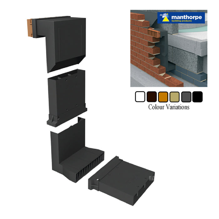 Telescopic Adjustable Underfloor Cavity Wall Vents with Extensions