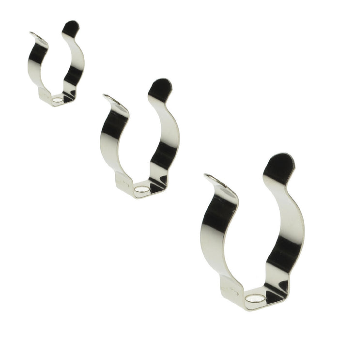 60 x Assorted Narrow Base Tool Spring Clips