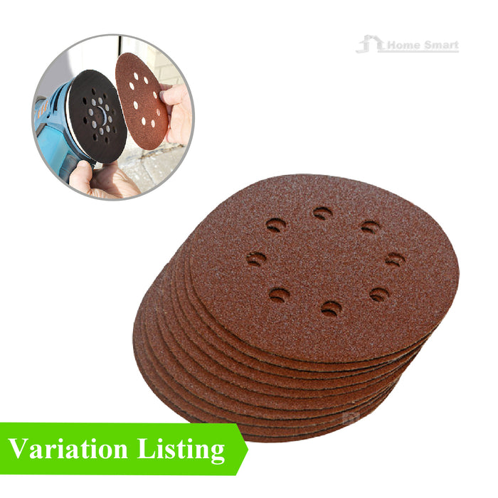 Punched Sanding Discs, Orbital Sander Pads 115mm, 125mm & 150mm