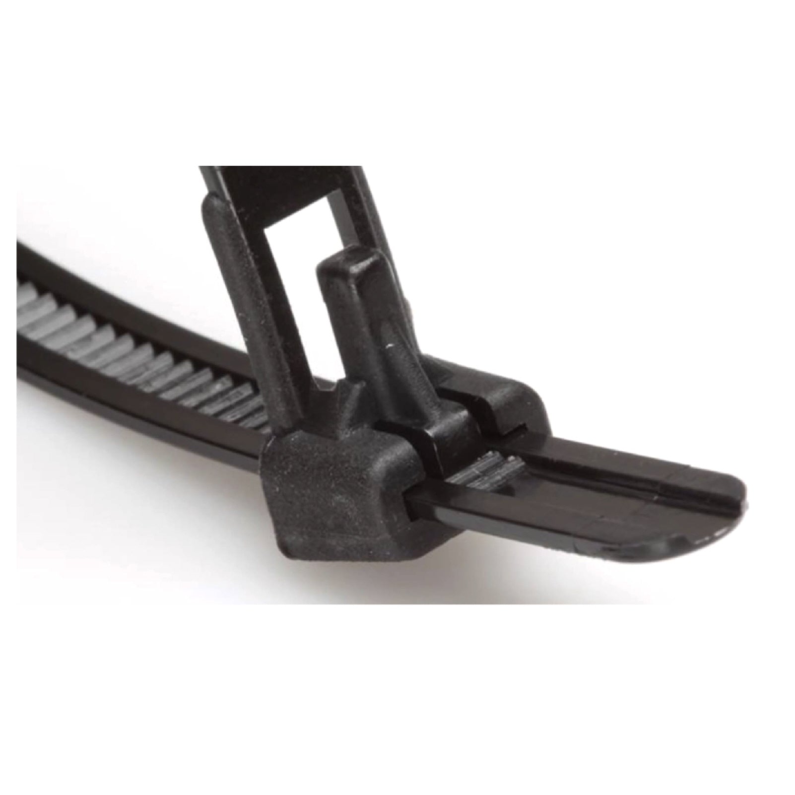 100 x Black Releasable Cable TiesSize: 300 x 7.6mm