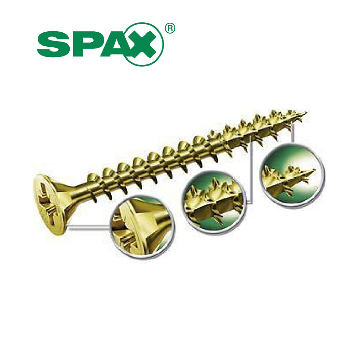 SPAX Xpert 2400 Assorted Wood Screws in Metal Organiser Case