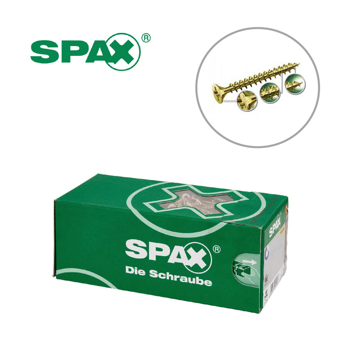 100 x Spax Premium Quality Wood Screws  Size: 5 x 80mm