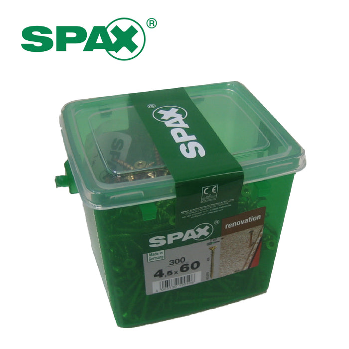 300 x Spax T-Star Plus Serrated Flooring Screws  Size: 4.5 x 60mm