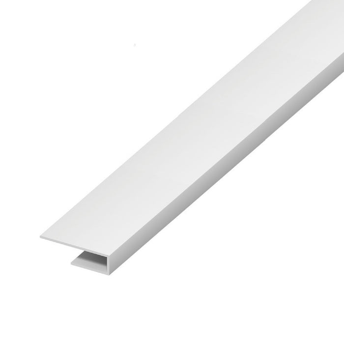 10 x White Start J Trim for UPVC Plastic Cladding & Soffit Boards