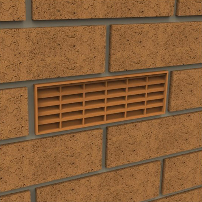 Black Combination Air Brick Vents 9" x 3" for Air Flow Ventilation