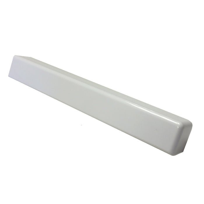 5 x Fascia Board Corner Joints White 300mm Round Edge Profile