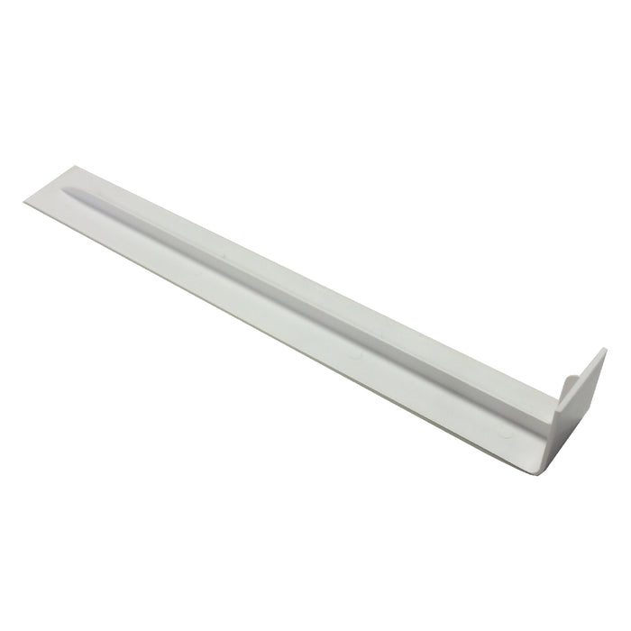 5 x Fascia Board Straight Butt Joints White 300mm Round Edge Profile